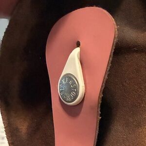 Birkenstock Pink Leather Sandals